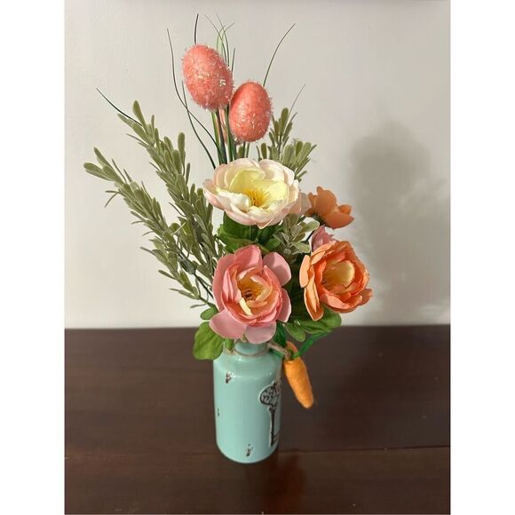 Spring/Easter Faux Floral oranges Flowers 💐 - Picture 5 of 7